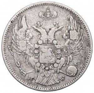 Russische Teilung, Nikolaus I., 30 Kopeken=2 Zloty 1834 Warschau