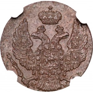 Ruské dělení, Mikuláš I., 1 haléř 1836 - NGC MS62 BN