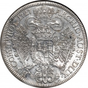 Rakúsko, Karol VI, Thaler 1727 - NGC MS60