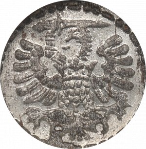 Zikmund III Vasa, denár 1596, Gdaňsk - NGC MS62