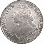 Francja, Ludwik XVI, Ecu 1786, Tuluza - NGC MS62