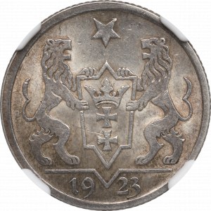 Freie Stadt Danzig, 1 gulden 1923 - NGC MS63