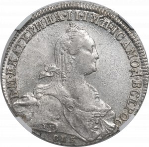 Rosja, Katarzyna II, Rubel 1775 ФЛ - NGC AU55