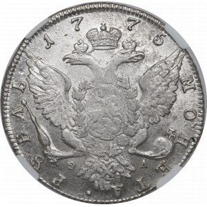 Russie, Catherine II, Rouble 1775 ФЛ - NGC AU55