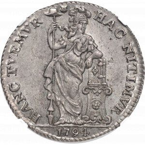 Holandsko, Utrecht, 1 gulden 1794 - NGC MS64