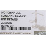 Chiny, Prowincja Kiang Nan, Guangxu, 1 mace 4.4 candareens - NGC UNC Details