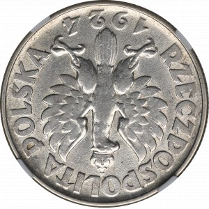 II Republic of Poland, 2 zloty 1924, Philadelphia - NGC AU Details