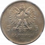 II Republic of Poland, 5 zloty 1930 Nike - NGC AU53
