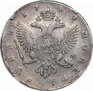 Russia, Elisabeth, Rouble 1744 - NGC XF Details