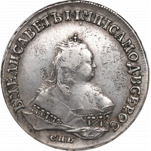 Russland, Elisabeth, Rubel 1749 - NGC XF Details