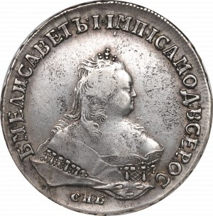 Rosja, Elżbieta, Rubel 1749 - NGC XF Details