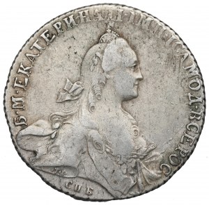 Russie, Catherine II, Rouble 1766