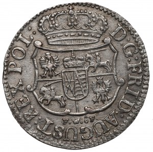 Frederick II August, 1/24 thaler 1751