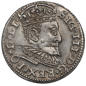 Zygmunt III Waza, Trojak 1595, Ryga - NIEOPISANY