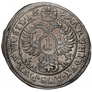 Slesia sotto il dominio asburgico, Leopoldo, 1 krajcar 1699, Opole