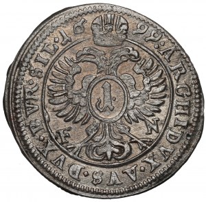 Slesia sotto il dominio asburgico, Leopoldo, 1 krajcar 1699, Opole
