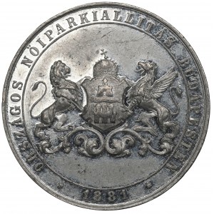 Hongrie, Médaille de l'Exposition nationale de Budapest 1881