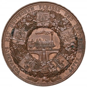 Německo, medaile z výstavy obchodních výrobků v Berlíně 1844