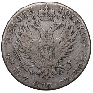 Royaume de Pologne, 2 zlotys 1817 IB