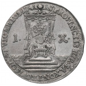 August III Sas, farářský groš 1741