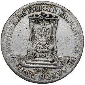 Augustus III Saxon, double trophée du vicaire 1741
