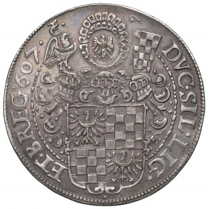 Slezsko, knížectví legnicko-brzesko-wołowskie, Thaler 1607, Złoty Stok