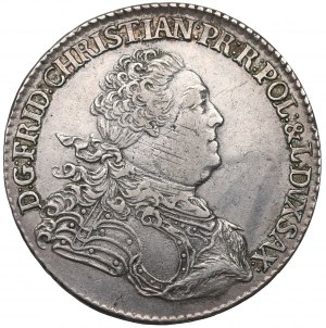 Fryderyk Krystian, 2/3 talara (gulden) 1763 FWôF, Drezno