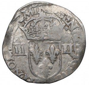 Jindřich III. z Valois, 1/4 ecu 1584
