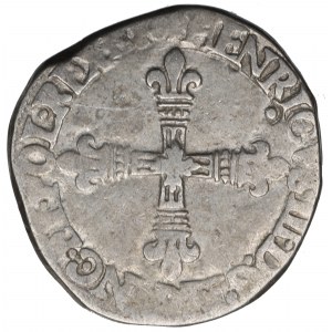 France/Poland, Henri III, 1/4 ecu 1584