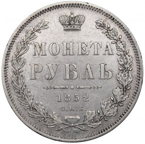Rusko, Mikuláš I., rubeľ 1852 ПА