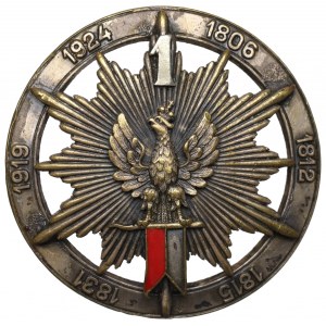 II RP, Soldier's badge of the 1st Horse Rifle Regiment, Garwolin - Knedler, Warsaw