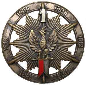 II RP, Soldier's badge of the 1st Horse Rifle Regiment, Garwolin - Knedler, Warsaw