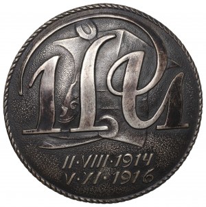 II RP, Badge of the 1st Regiment of Legionary Lancers - Szulecki, Warsaw.