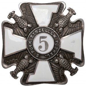 II RP, Officer's badge of the 5th Podhale Rifle Regiment, Przemyśl - Gontarczyk, Warsaw