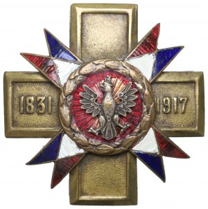 II RP, Non-commissioned Officer Badge of the 5th Regiment of Zaslavl Lancers, Ostroleka - Kweksilber, Warsaw
