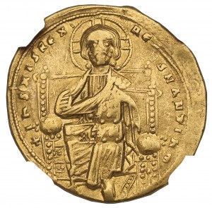 Byzancia, Roman III, Histamenon nomisma - NGC Ch VF