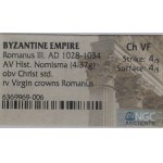 Byzantine coinage, Romanus III, Histamenon nomisma - NGC Ch VF