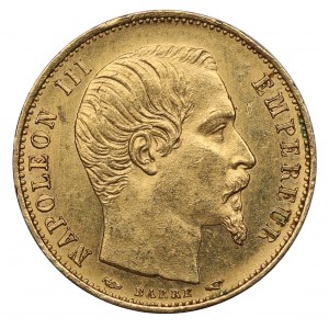 Francia, 5 franchi 1854