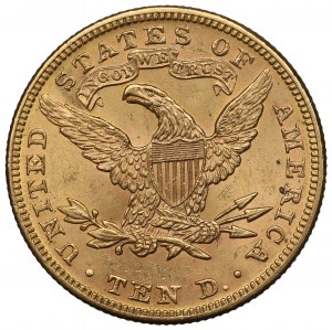 USA, 10 DOLARŮ 1894