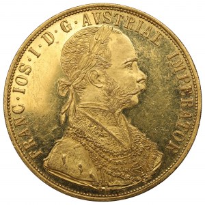 Austria, Franz Joseph, 4 ducats 1915 - restrike