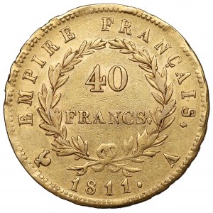 Francie, Napoleon I. Bonaparte, 40 franků 1811