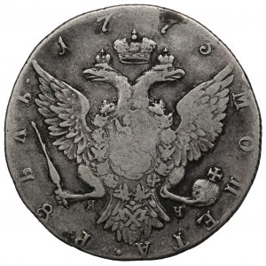 Russia, Caterina II, Rublo 1773 Я-Ч