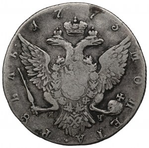 Russia, Caterina II, Rublo 1773 Я-Ч