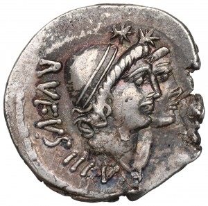 République romaine, Mn. Cordius Rufus (46 av. J.-C.), Denier