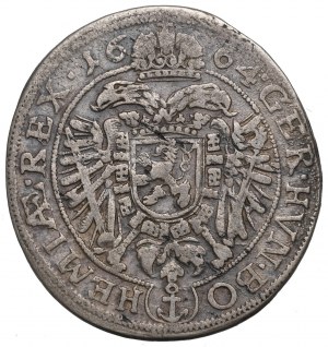 Autriche, Léopold Ier, 15 krajcars 1664, Prague