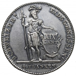 Švajčiarsko, Luzern, 4. frank 1814