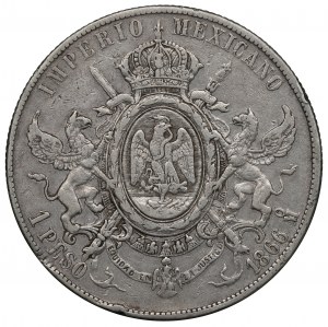 Mexique, Peso 1866