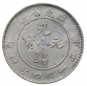 China, Kwang-Tung Province, Guangxu, 1 mace 4.4 candareens