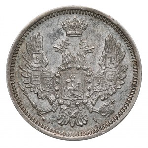 Russie, Alexandre II, 10 kopecks 1855 HI