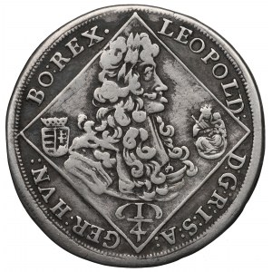 Uhersko, Leopold I., 1/4 Thaler 1704